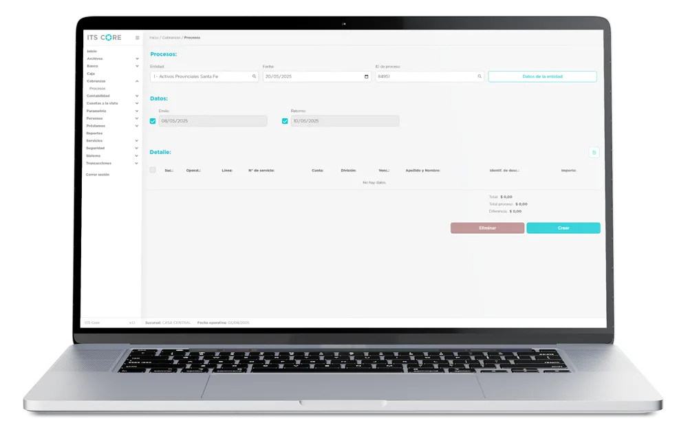 ITS Core - Cobranzas